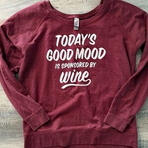 Wine Red Women's Sweatshirt